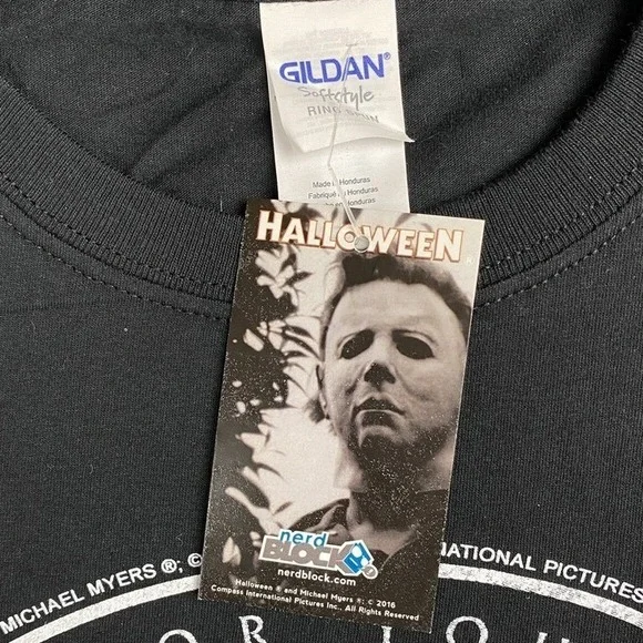 Halloween Haddonfield High Horror Track Team Shirt M Gildan Softstyle 2016 - Picture 2 of 10